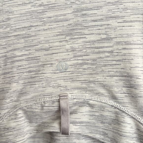 Lululemon Define Jacket 10 M Space Dye Camo White Silver Spoon Zip Running - Picture 3 of 8